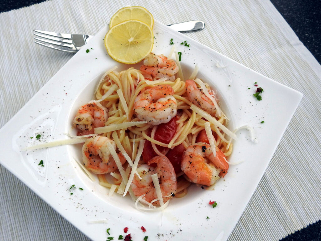 Spaghetti with Shrimps Recipes